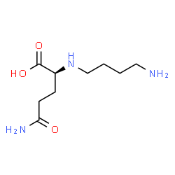 ChemSpider 2D Image | N~2~-(4-Aminobutyl)-L-glutamine | C9H19N3O3