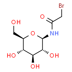 ChemSpider 2D Image | N-(Bromoacetyl)-beta-D-glucopyranosylamine | C8H14BrNO6