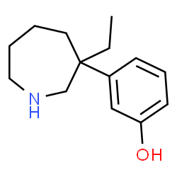 ChemSpider 2D Image | 3-(3-Ethyl-3-azepanyl)phenol | C14H21NO