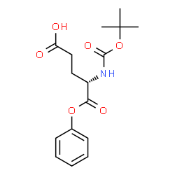 ChemSpider 2D Image | Boc-Glu-OPh | C16H21NO6