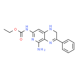 ChemSpider 2D Image | Pyrido(3,4-B)Pyrazine, Carbamic Acid | C16H17N5O2