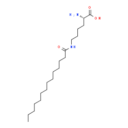 ChemSpider 2D Image | N~6~-Tetradecanoyl-L-lysine | C20H40N2O3
