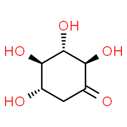 ChemSpider 2D Image | (2R,3S,4R,5S)-2,3,4,5-Tetrahydroxycyclohexanone | C6H10O5