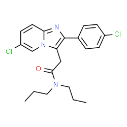 ChemSpider 2D Image | alpidem | C21H23Cl2N3O