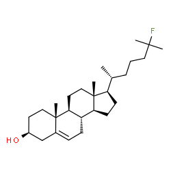 ChemSpider 2D Image | 25-Fluorocholest-5-en-3beta-ol | C27H45FO