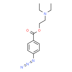 ChemSpider 2D Image | 2-(Diethylamino)ethyl 4-azidobenzoate | C13H18N4O2