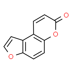 ChemSpider 2D Image | 7H-Furo[3,2-f]chromen-7-one | C11H6O3