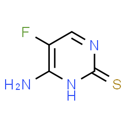 ChemSpider 2D Image | 6-Amino-5-fluoro-2(1H)-pyrimidinethione | C4H4FN3S
