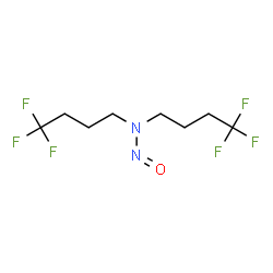 ChemSpider 2D Image | N-nitroso-bis(4,4,4-trifluorobutyl)amine | C8H12F6N2O
