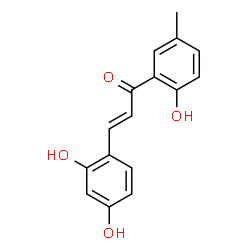 ChemSpider 2D Image | 2,4,2'-trihydroxy-5'-methylchalcone | C16H14O4