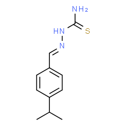 ChemSpider 2D Image | Cuminaldehyde thiosemicarbazone | C11H15N3S