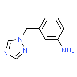 ChemSpider 2D Image | 3-(1,2,4-triazol-1-ylmethyl)aniline | C9H10N4