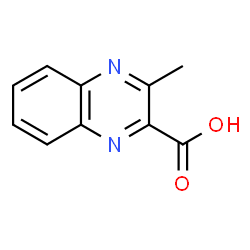 ChemSpider 2D Image | 3-Methyl-2-quinoxalinecarboxylic acid | C10H8N2O2