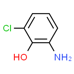 ChemSpider 2D Image | 2-Amino-6-chlorophenol | C6H6ClNO