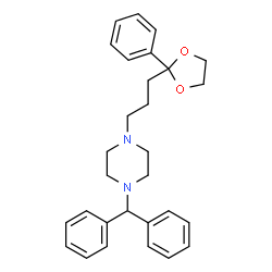 ChemSpider 2D Image | Dotarizine | C29H34N2O2