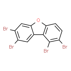 ChemSpider 2D Image | 1,2,7,8-tetrabromodibenzofuran | C12H4Br4O