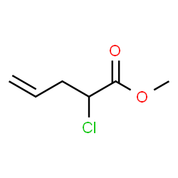 ChemSpider 2D Image | Methyl 2-chloro-4-pentenoate  | C6H9ClO2