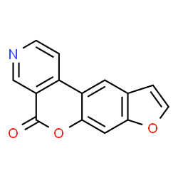 ChemSpider 2D Image | Pyrido[3,4-c]psoralen | C14H7NO3
