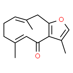 ChemSpider 2D Image | Furanodienone | C15H18O2