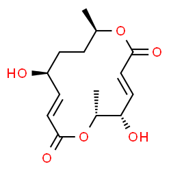 ChemSpider 2D Image | clonostachydiol | C14H20O6