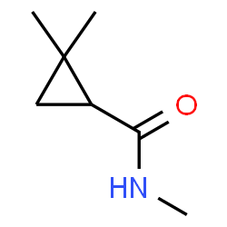 ChemSpider 2D Image | N,2,2-Trimethylcyclopropanecarboxamide | C7H13NO