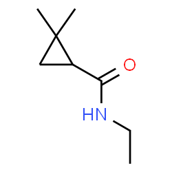 ChemSpider 2D Image | N-Ethyl-2,2-dimethylcyclopropanecarboxamide | C8H15NO