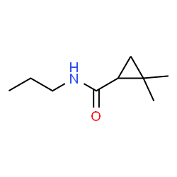 ChemSpider 2D Image | 2,2-Dimethyl-N-propylcyclopropanecarboxamide | C9H17NO