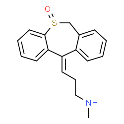 ChemSpider 2D Image | (3E)-N-Methyl-3-(5-oxidodibenzo[b,e]thiepin-11(6H)-ylidene)-1-propanamine | C18H19NOS