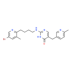 ChemSpider 2D Image | temelastine | C21H24BrN5O