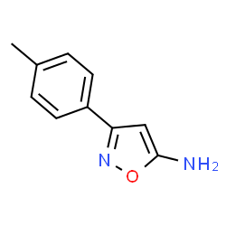 ChemSpider 2D Image | isoxazole, 5-amino-3-p-tolyl- | C10H10N2O