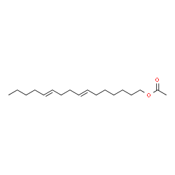ChemSpider 2D Image | Hexadeca-7,11-dienyl acetate | C18H32O2