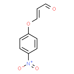 ChemSpider 2D Image | 3-(p-Nitrophenoxy)acrolein | C9H7NO4