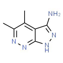 ChemSpider 2D Image | 4,5-Dimethyl-1H-pyrazolo[3,4-c]pyridazin-3-amine | C7H9N5
