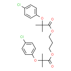 ChemSpider 2D Image | Simfibrate | C23H26Cl2O6