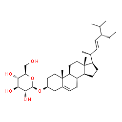 ChemSpider 2D Image | 3-beta-D-glucosylstigmasterol | C35H58O6