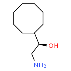 ChemSpider 2D Image | (1R)-2-Amino-1-cyclooctylethanol | C10H21NO