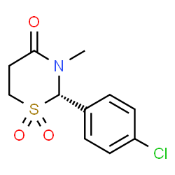 ChemSpider 2D Image | (S)-chlormezanone | C11H12ClNO3S