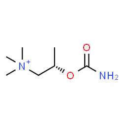 ChemSpider 2D Image | (2S)-2-(Carbamoyloxy)-N,N,N-trimethyl-1-propanaminium | C7H17N2O2