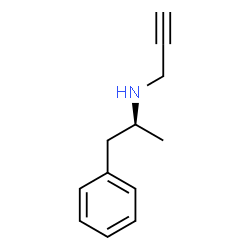 ChemSpider 2D Image | N-[(2S)-1-Phenyl-2-propanyl]-2-propyn-1-amine | C12H15N