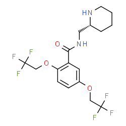 ChemSpider 2D Image | R-(-)-FLECAINIDE | C17H20F6N2O3