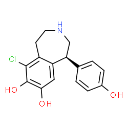 ChemSpider 2D Image | (+)-SKF-82526 | C16H16ClNO3