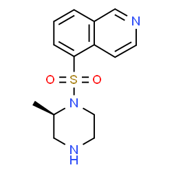 ChemSpider 2D Image | 5-{[(2R)-2-Methyl-1-piperazinyl]sulfonyl}isoquinoline | C14H17N3O2S