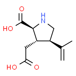 ChemSpider 2D Image | alpha-Allokainic acid | C10H15NO4