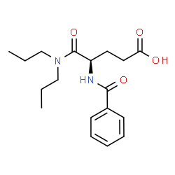 ChemSpider 2D Image | (R)-proglumide | C18H26N2O4