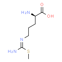 ChemSpider 2D Image | N5-[Imino(methylthio)methyl]-D-ornithine | C7H15N3O2S