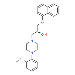 ChemSpider 2D Image | (R)-naftopidil | C24H28N2O3