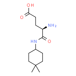 ChemSpider 2D Image | N-(4,4-Dimethylcyclohexyl)-D-alpha-glutamine | C13H24N2O3