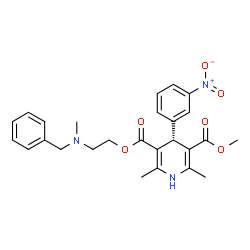 ChemSpider 2D Image | (+)-Nicardipine | C26H29N3O6