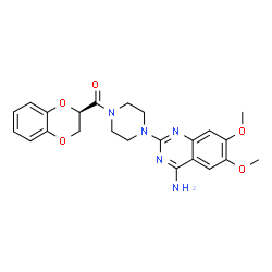 ChemSpider 2D Image | R-Doxazosin | C23H25N5O5