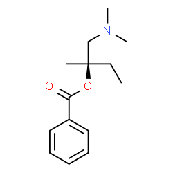 ChemSpider 2D Image | (2R)-1-(Dimethylamino)-2-methyl-2-butanyl benzoate | C14H21NO2